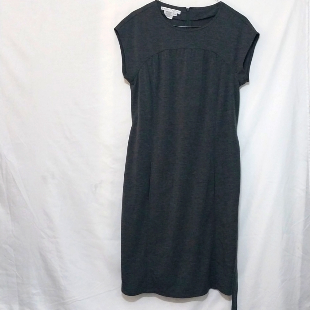 Maggy London Women Tie Belt Dress.